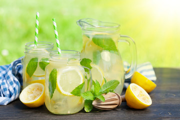 Sticker - Lemon and mint homemade lemonade