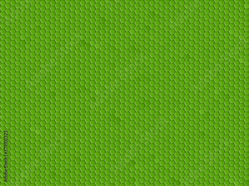 Fotografía Green background in the form of cells