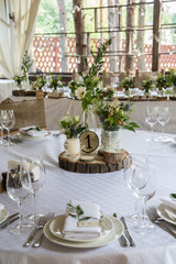 wedding table setting