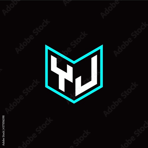 Initial Y J Letter With Book Style Logo Template Vector Stock Vector Adobe Stock Initial Y J Letter With Book Style Logo Template Vector Stock Vector Adobe Stock
