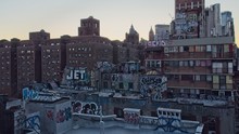 Graffiti And Art Work Near Manhattan Bridge NY