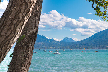 Wall Mural - Lac d'Annecy en été