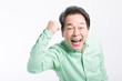 © Paylessimages - ガッツポーズをする男性