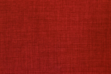 Wall Mural - Dark red linen fabric cloth texture background, seamless pattern of natural textile.