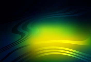 Dark Blue, Green vector colorful blur background.