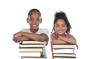 Poster - Classmates isolated on a white background