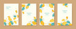 © Rolling Stones - Elegant ginkgo leaves brochure set