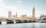 Fototapeta Big Ben - Big Ben and Houses of Parliament, London, UK