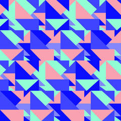 Poster - Seamless pattern in summer colors.