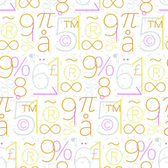 Fototapete - Bright colors of seamless pattern.