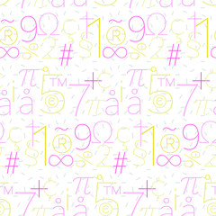 Fototapete - Bright colors of seamless pattern.