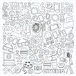 © helen_f - Cinema, movie. Vector film symbols and objects