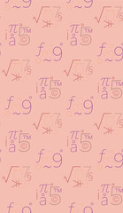 Fototapete - Seamless pattern in summer colors.