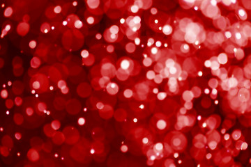 Wall Mural - Red blur bokeh background