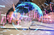 © peshkova - Double exposure of businesswoman hands typing on computer and forex graph hologram drawing. Financial analysis concept.