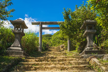 Torii, Remains Of Jinguashi Shrine In New Taipei, Taiwan