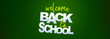© Natalie Adams - Welcome back to school. Education sale banner or header with lettering. Realistic 3d illustration.