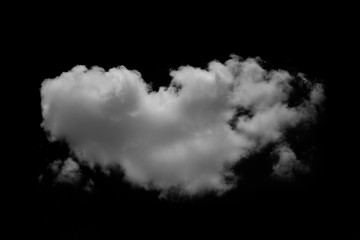 Wall Mural - white cloud object for nature design summer background.