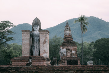 Buddha statue in Sukhothai historical park