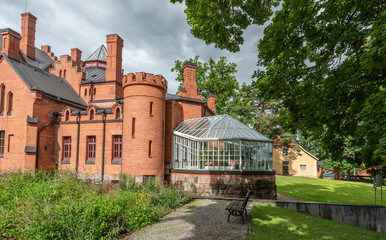 Wall Mural - castle sangaste estonia europe