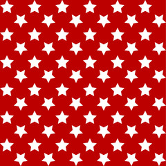 vector seamless red pattern in christmas and new year colors