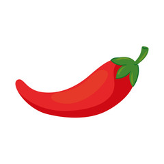 Wall Mural - chili pepper vegetable in white background vector illustration design