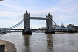 Fototapeta Londyn - A view of Tower Bridge in London