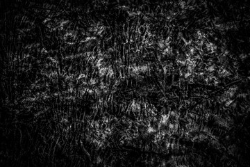 Wall Mural - Black wall background. Blank wide screen Real chalkboard background texture in college concept.