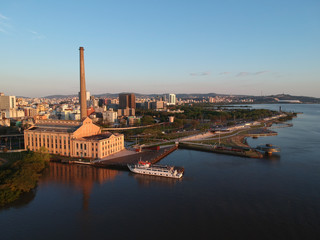 Gasometer edge in porto alegre