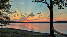 Beautiful Sunrise On Lake Ouachita Arkansas USA