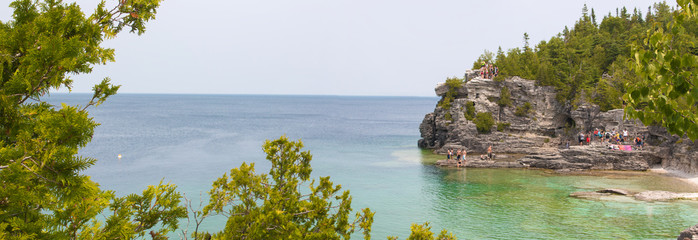 Sticker - Coastline at Bruce Peninsula National Park Ontario Canada	