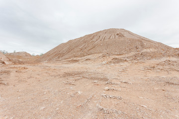 Wall Mural - Industrial open pit sand quarry in Australia