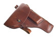 Old Leather holster for a pistol