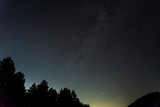 Fototapeta Niebo - 高野山から撮影した星空　夏　8月
