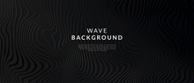 Abstract White Line Wave Background