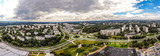 Fototapeta Miasto - Jastrzębie Zdrój miasto na Śląsku, panorama z lotu ptaka