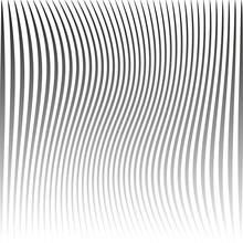 Abstract Wavy Lines Striped Texture And Background.