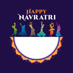 Wall Mural - Navratri Graba mahotsav poster design