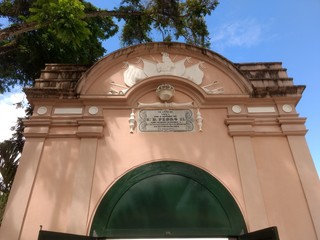 Wall Mural - old entrance building