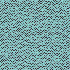 Poster - Seamless hand drawn zig zag pattern