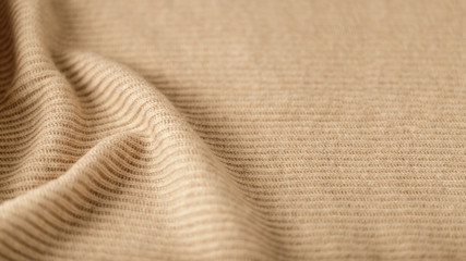 Wall Mural - Beige alpaca wool texture