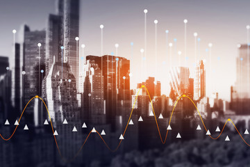 Poster - Day smart city panoramic view