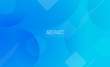 Modern Professional Blue Vector Abstract Technology Business Background With Lines And Geometric Shapes