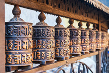 Prayer At Swayambhunath Temple, Kathmandu