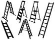 Ladders and ladders in the set.
