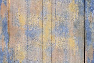 Canvas Print - Old grunge dirty scratched vintage blue wood texture abstract background