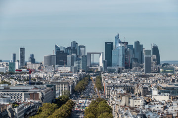 Poster - Aerial view of the skyscrapers of La Defense