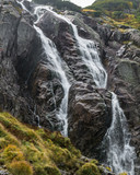 Waterfall Great Siklawa (Wielka Siklawa) in Tatra Mountains. Poland.