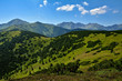 góry Tatry, widok z Grzesia na Rakoń i Wołowiec