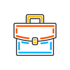 Poster - Bag icon. Single high quality bag related icon. Vector color icon.